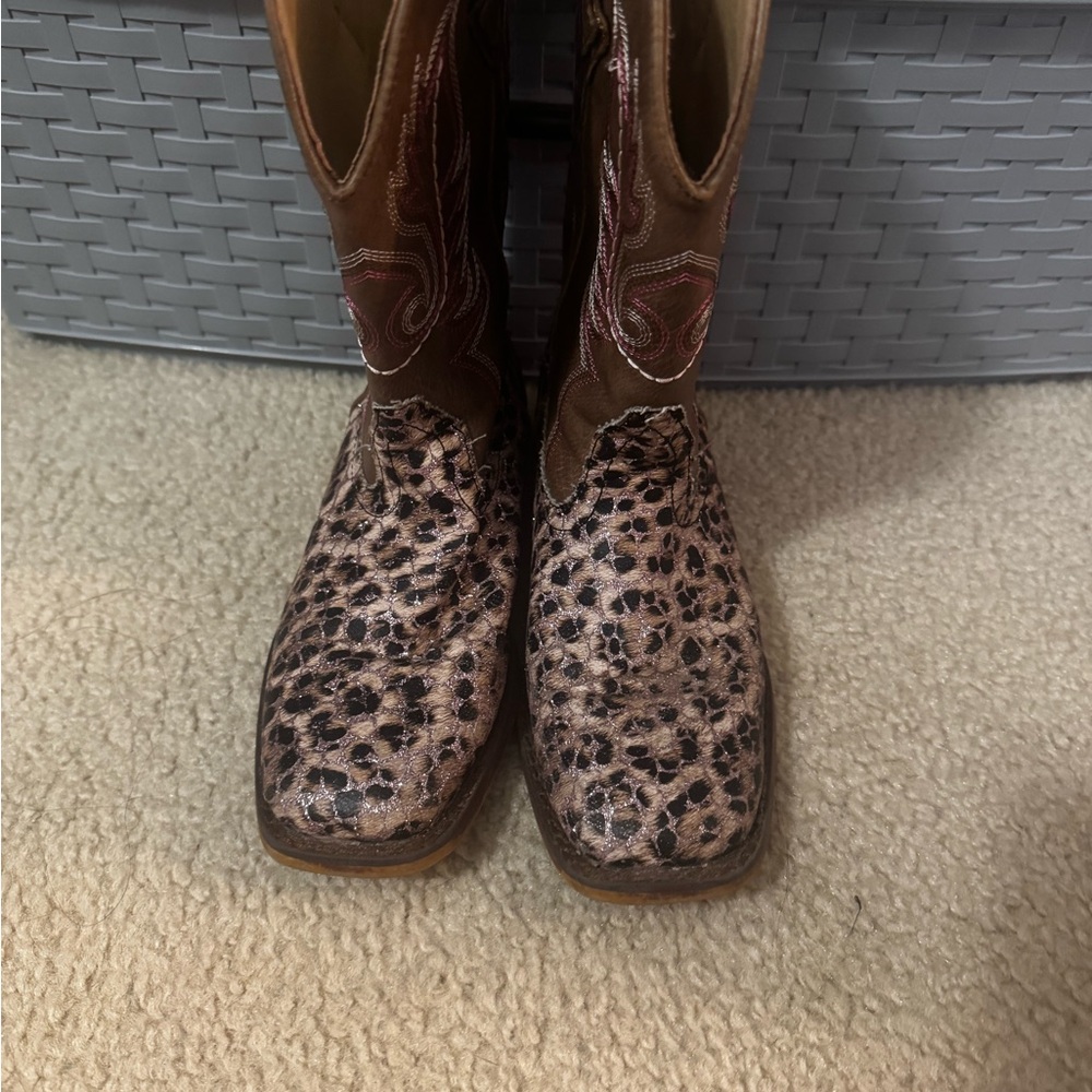 Roper Kids' Western Boots - Brown and Pink